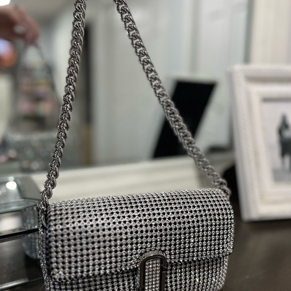 Authentic Marc Jacobs the rhinestone mini shoulder bag - Picture 2 of 5